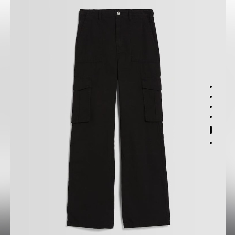 Bershka Adjustable Straight Fit Cargo Pants
